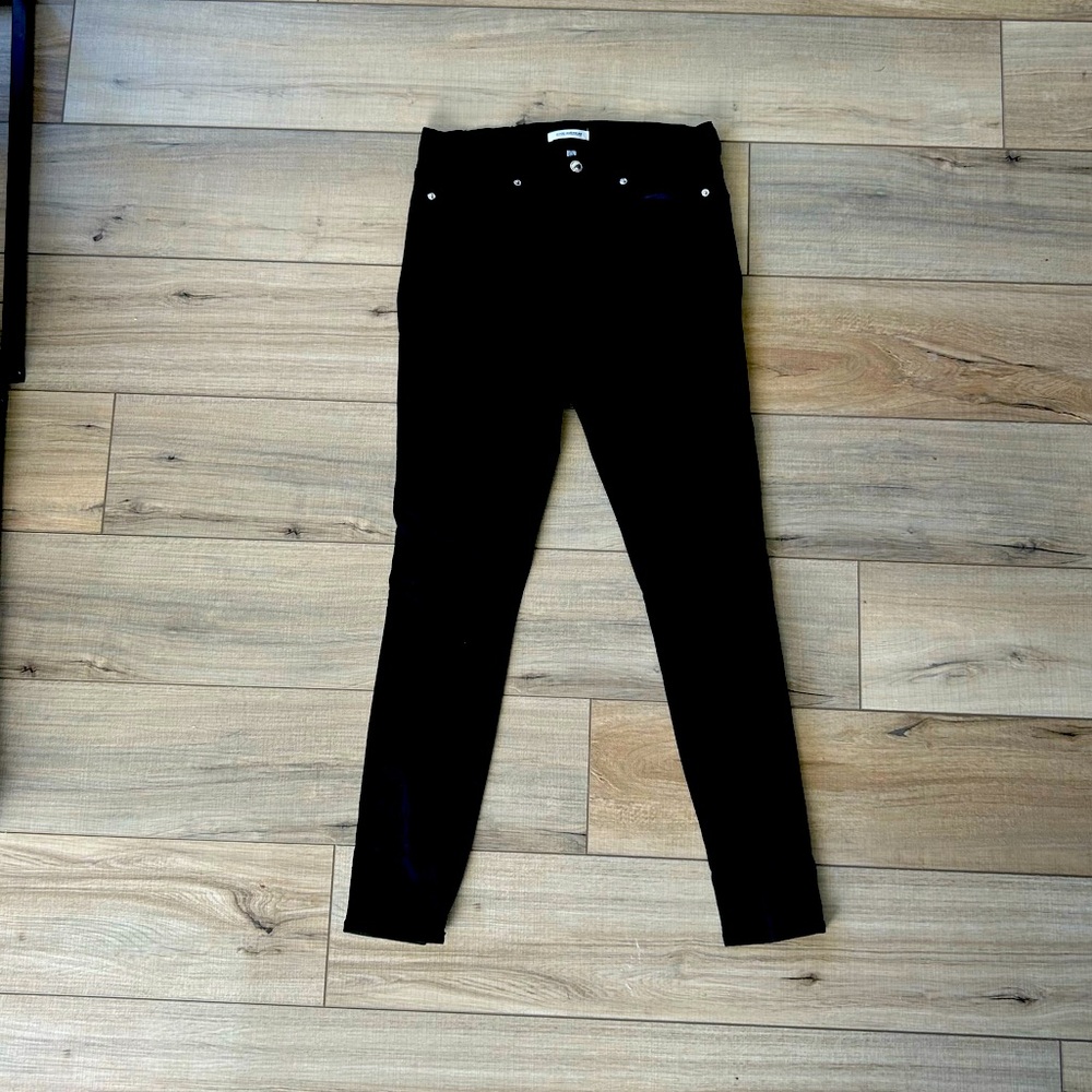 Good American Stretch Denim Skinny Jeans, Black